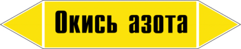 Маркировка трубопровода "окись азота" (пленка, 358х74 мм) - Маркировка трубопроводов - Маркировки трубопроводов "ГАЗ" - Магазин охраны труда и техники безопасности stroiplakat.ru